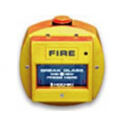 Descriere: buton de incendiu galben, adresabil, rezistent 